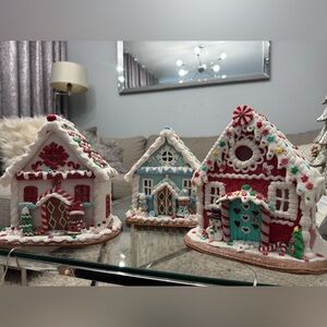 Gingerbread Christmas Houses Set